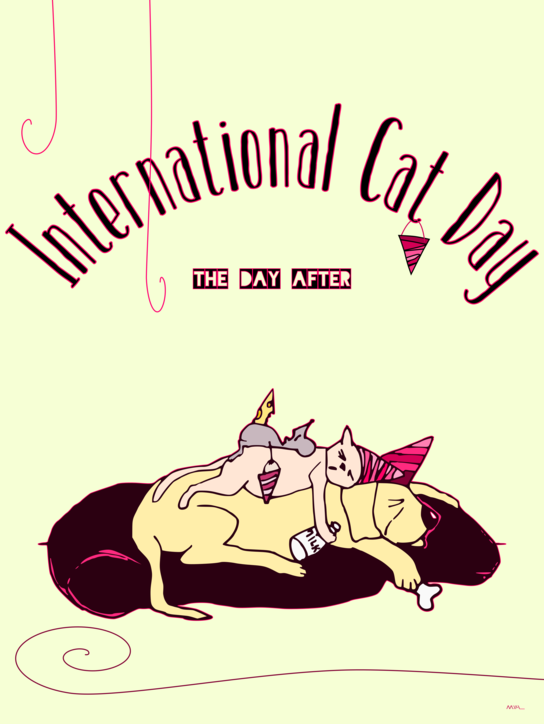 <b>International Cat Day. The day after</b>